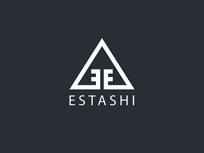 ESTASHI Branding branding clean design flat icon identity logo minimal type vector