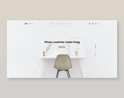 Maynooth Furniture - Homepage design ecommerce shop furniture website homepagedesign landingpage minimalistic ui ui design ux web