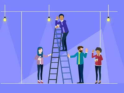 Effective Teamwork - Animated 2d animation branding character animation character design design explainer video illustration vector