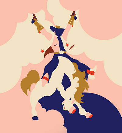 Whoa! cowboy honky tonk illustration vector western