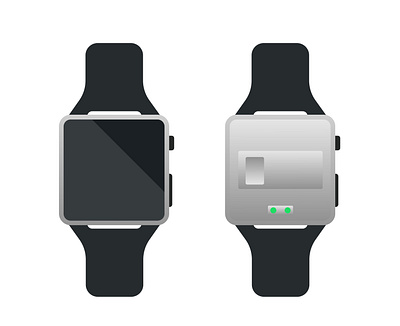 Smartwatch ultra flat design smartwatch