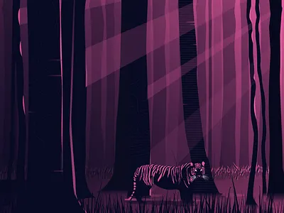 I Am The Tiger design draw dribbble flat illustration illustrator sketch tiger vector