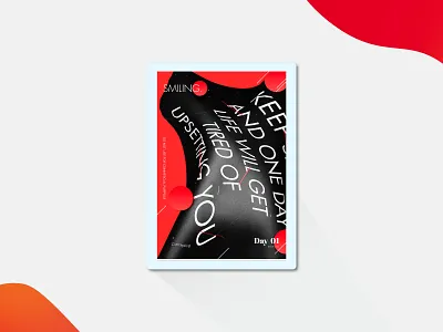 Poster Day 3d concept design day day challenge illustration poster design smile vector