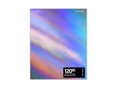 #120 — Holographic. branding cover design design identity illustration