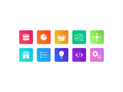 Jira icons gradient gradient icons icon set iconography icons illustration jira project management teams