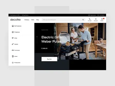 Decofire - Shopping Experience animation app e commerce ecommerce experience principle principleapp process shop shopping video webdesign