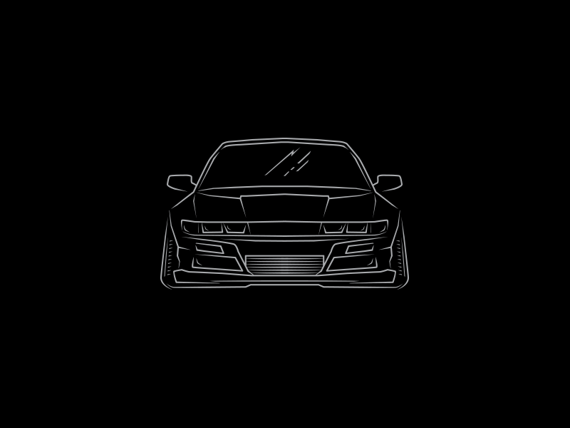 Fundamentally Flawed black car design fender flare flawed fundamentally graphic grey illustration illustration art line lineart rim sleek vector