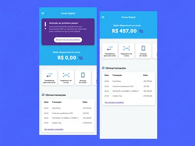 APP Digital account app components design icons mobile ui ux