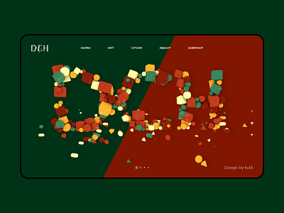 DCH_web design branding c4d design illustration logo ui ux web website