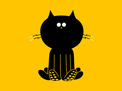 Zappy cat branding cartoon character code design dribbble github illustration mascot octocat