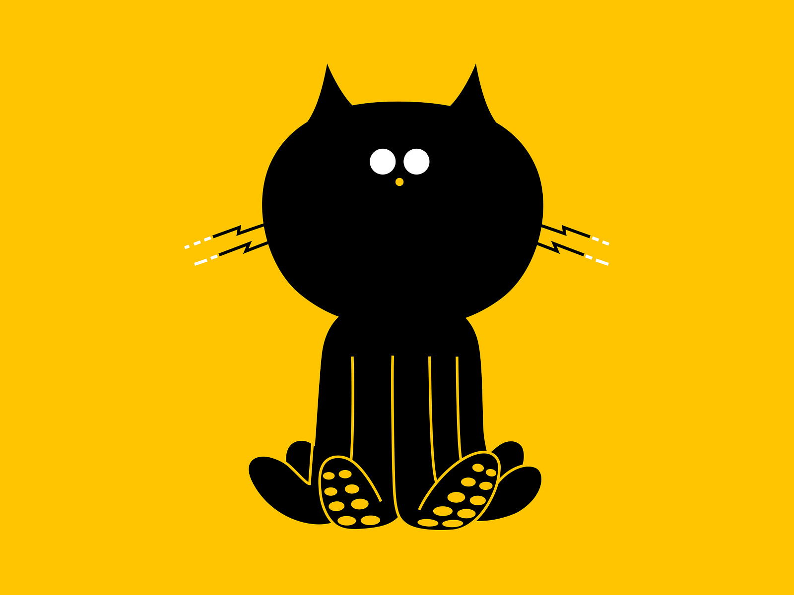 Zappy cat by Simon Oxley on Dribbble