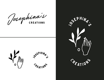 Josephina's Creations Logo Round 1 branding illustration logo