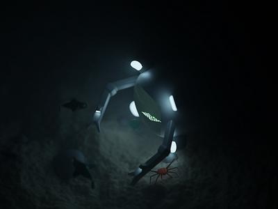 Submarine 3d blender3d deep sea digitalart ocean submarine