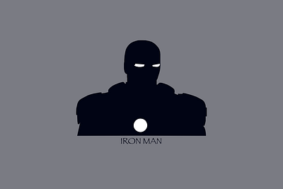 IronMan design illustration ironman logo marvel ui web