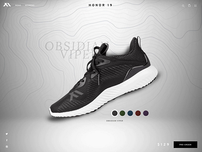 Color Switcher animation famous interaction shoes ui ux