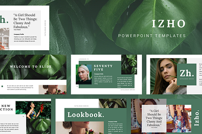 IZHO Powerpoint Template deck elegant fashion google slide izho keynote pitch powerpoint ppt pptx presentation presentation layout simple slide template