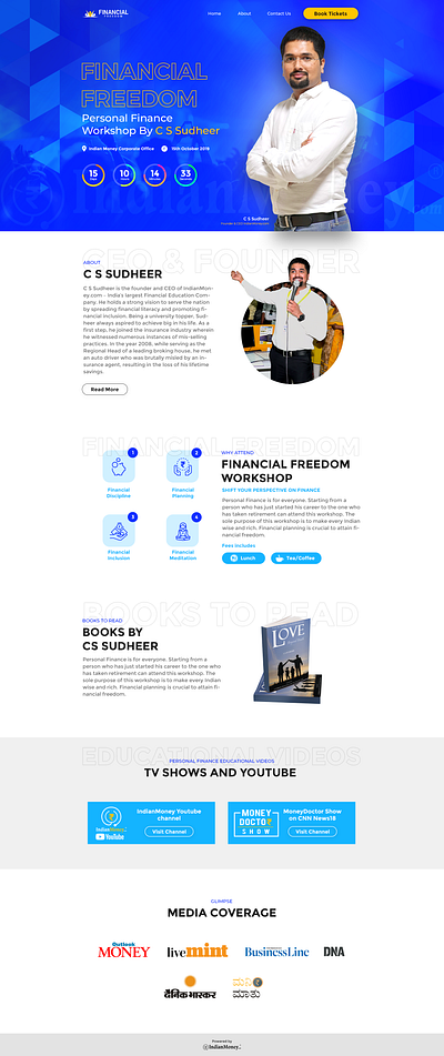 Event Website event event flyer finance freedom
