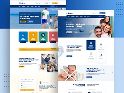 Instive - Insurance WordPress Theme business corporate websites finance health insurance insurance insurance agency insurance company insurance theme life insurance