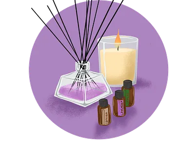 Aromatherapy aromatherapy branding candle candles design down time essential oil essential oils essentials icon icon set icons icons design illustration logo self care