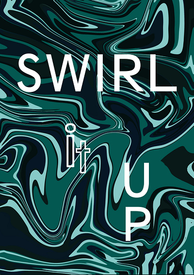 Swirl it Up design graphic illustration type art type design typography vector