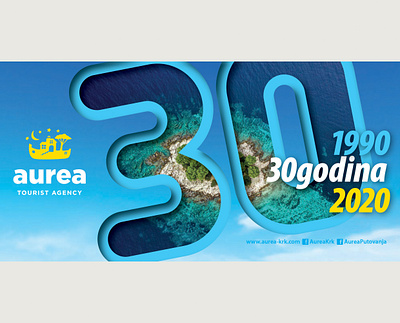 Aurea 30 Years design graphicdesign