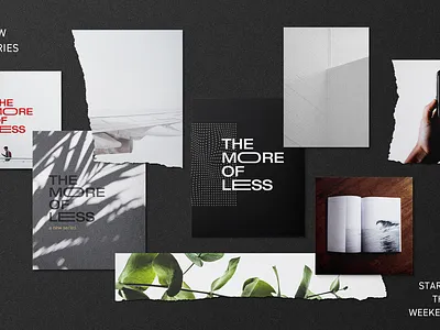 The More of Less - Grid christ church complex grid hillsong illustration instagram jesus mark ministry organic plant series sermon simplicity