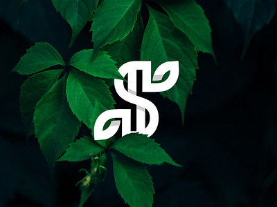 S Leaf Monogram Preview branding brandmark icon identity leaf logo logogram mark monogram monogram logo symbol