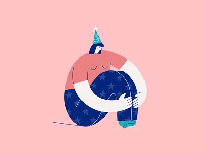 Mood art character color drawing girl happy illustration mood party sitting woman