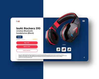 boat rockers concept page branding design flat ui ux web website