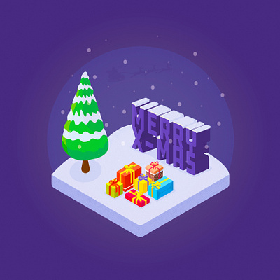 Happy holidays ya'll! amsterdam christmas christmas card graphic holidays illustration illustrator snow vector winter wonderland x mas