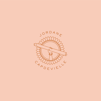 Jordane Capdevielle - urban & landscape design arm badge brand hand illustration leafs lift line art logo logotype nature paper papyrus pastel colors responsive logo rise sans serif type typography vintage