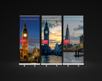 London Heights Banners banners design investment marketing print design promotion