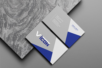 VICON Business card brand identity businesscard card