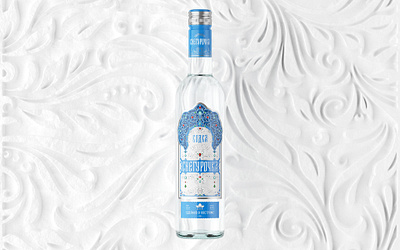 Vodka Snegurochka branding brandingdesign illustration lettering packaging packagingdesign russian unblvbl vodka