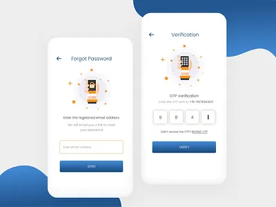Forgot Password forgot password forgotten illustration invite ios login otp signup ui ui verification