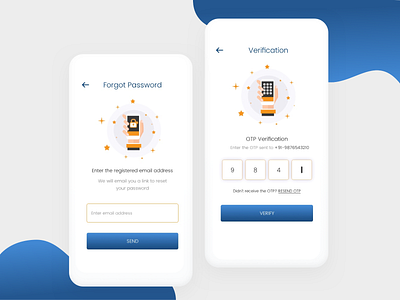Forgot Password forgot password forgotten illustration invite ios login otp signup ui ui verification