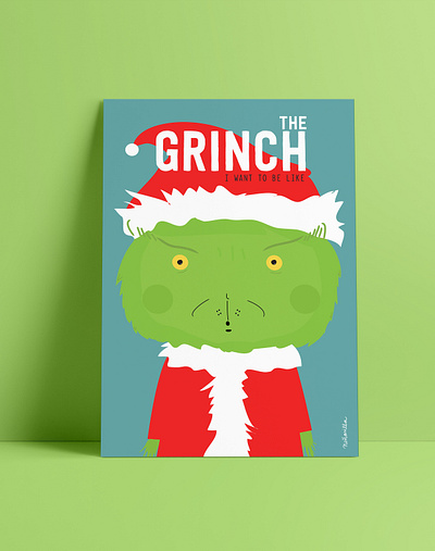 the GRINCH characterdesign contemporaryart design illustration vector