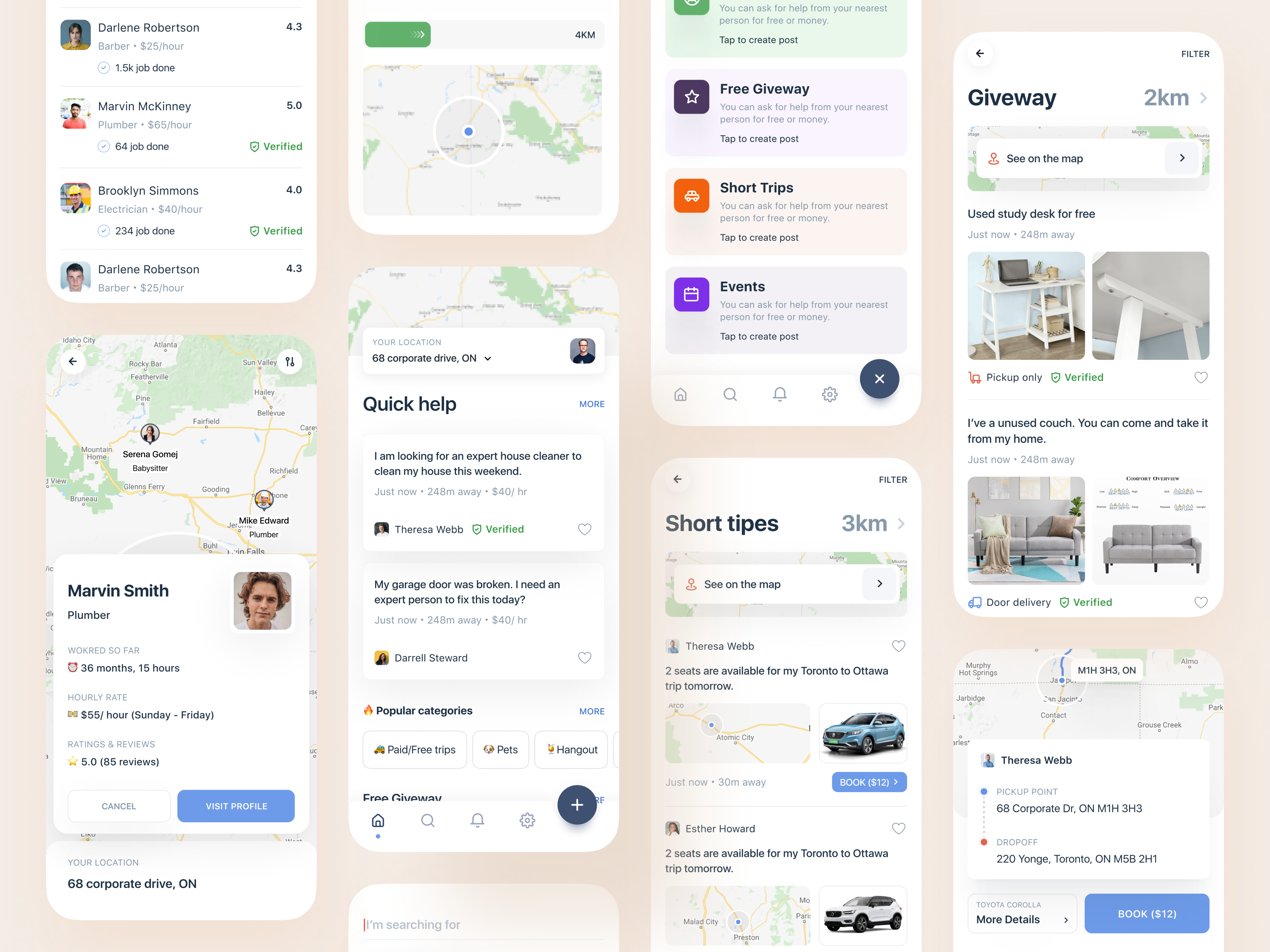 Map Search UI Freebie - Download Sketch Resource - Sketch Repo