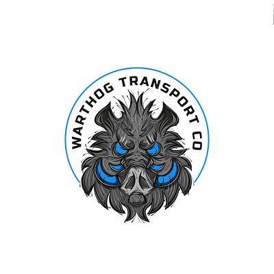 Warthog transport co logo concept branding concept design dribbble illustration logo transport vector warthog