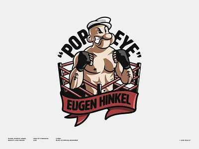 Eugen "Popeye" Hinkel adobe illustrator branding branding concept branding design digital art digitalart illustration illustrator logo logo design logodesign mascot mascot character mascot design mascot logo mascotlogo sports logo vector art vector illustration vectorart