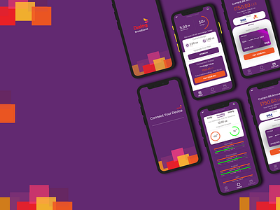 Dialog Mobile broadband data usage and payment adobe xd adobe xd mobile app design ux billing branding design dialog dialog axiata mobile broadbrand mobile data usage payment uiux ux