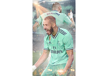 Karim Benzema - Real Madrid's Talisman design fifa fifa 20 fifa 20 edit football football club football design football edit footballer illustration la liga la liga edit photoshop poster real madrid real madrid edit soccer edit wallpaper