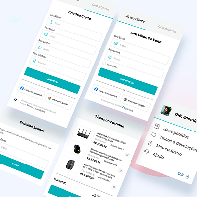 Interface Elements adobe xd app clean design desktop ecommerce elements forms graphic design interface visual minimal mobile product design typography ui user experience userinterface ux web website