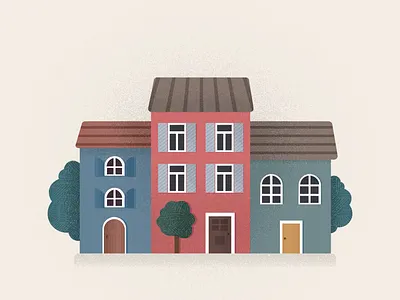 Building Buildings buildings design illustration minimal vector web