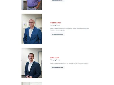 Moving Company - Leadership Team about clean colorful desktop flat illustrations leadership minimal modern simple team