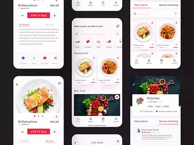 Restaurant Food Application app app concept ar food app food and drink food app food app ui food application design food illustration food order ios ios mobile application restaurant design restaurant food app design restaurant home ui ui ux design user interface design ux visual interface application