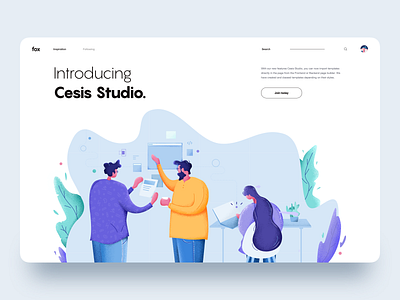 Team Work :: Illustration :: Cesis Studio affinity designer character clean creative design designer developer development illustration illustrator man product design theme themeforest tranmautritam ui design web design website woman wordpress development