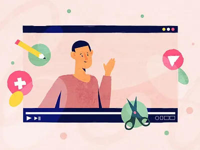 Hi ... 2d 2danimation blog cover art creation design illustration marketing motiongraphics socialmedia studiotale tools video