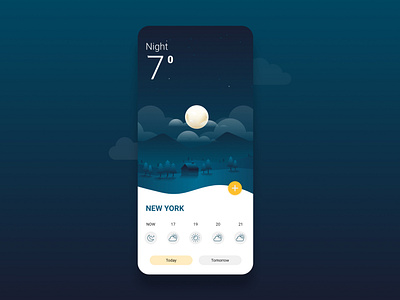 Ui Ux Design for Weather app adobe xd app ui design best design best designer dark mode dark theme dark ui figma figmadesign invision night top ui ui design user experience user interface weather app weather forecast web