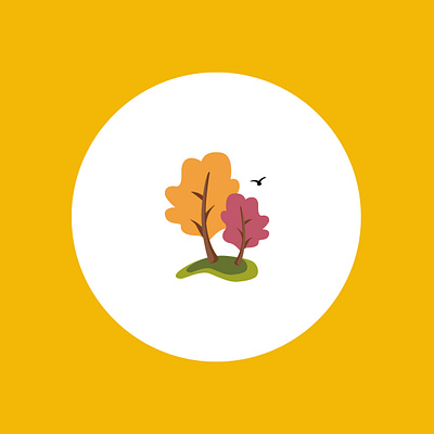 100 days of vector illustration day 54 100 days of illustration 100daychallenge 100days adobe illustrator autumn autumn collection autumn colors autumn trees design detail illustration illustration vector vector illustration